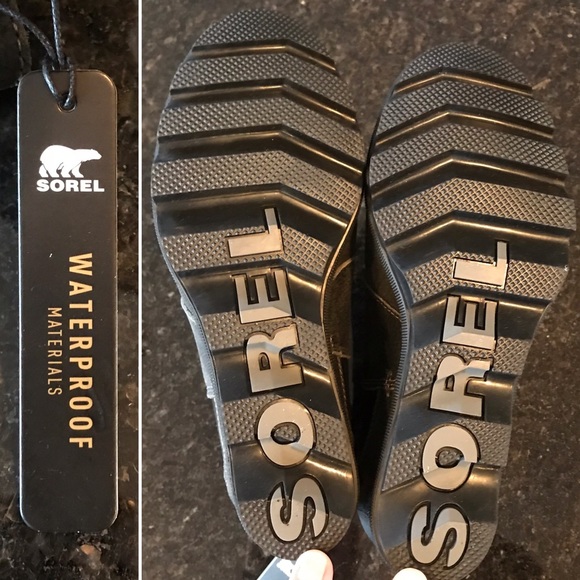 New Sorel Joan of Arctic Wedge II Chelsea Boots, Charcoal Grey Ankle Booties - Picture 7 of 16